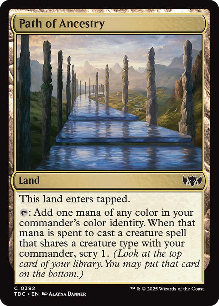 Path of Ancestry [Tarkir: Dragonstorm Commander] | Clutch Gaming