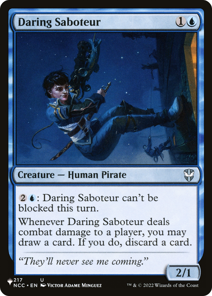 Daring Saboteur [The List Reprints] | Clutch Gaming