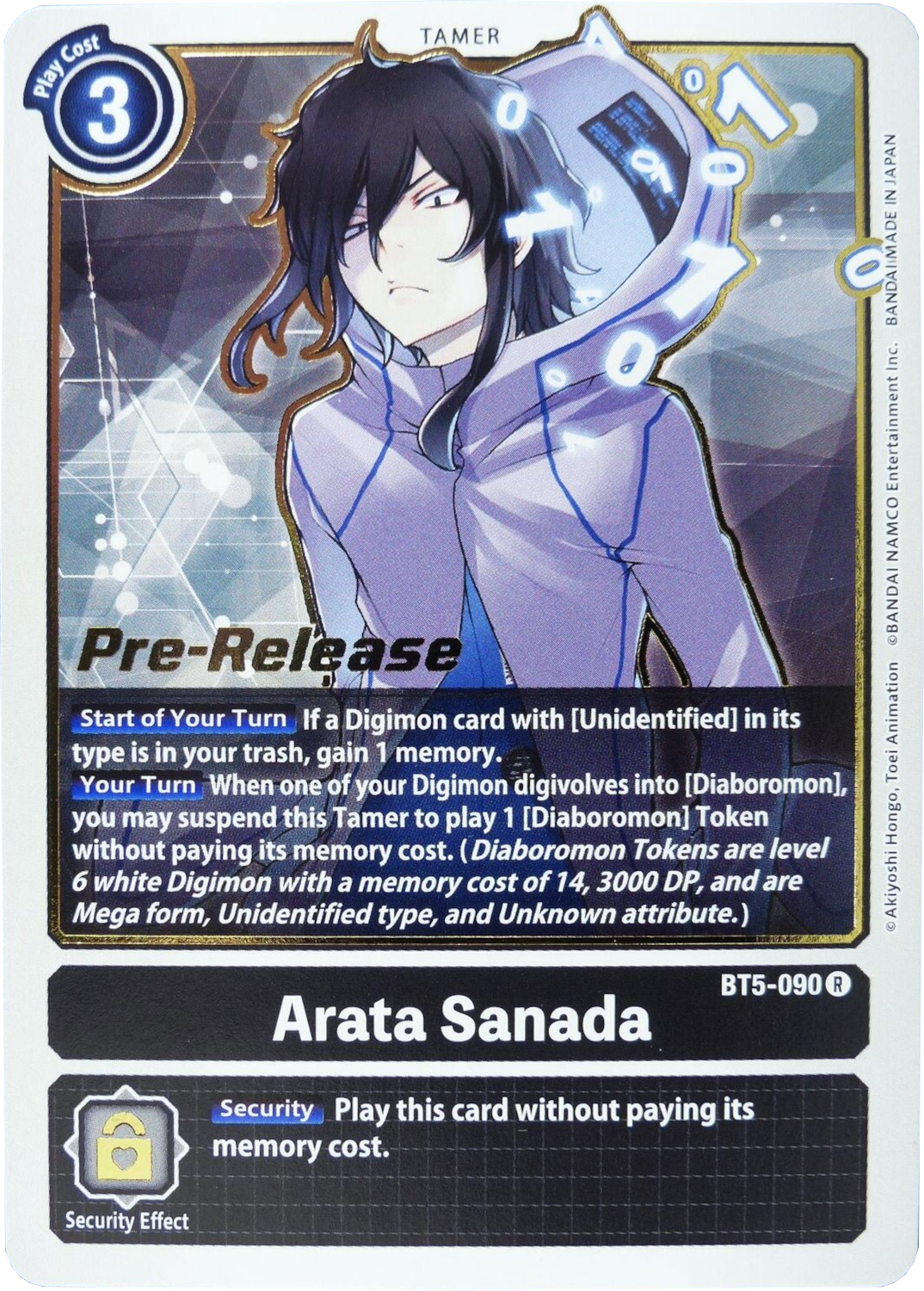 Arata Sanada [BT5-090] [Battle of Omni Pre-Release Promos] | Clutch Gaming