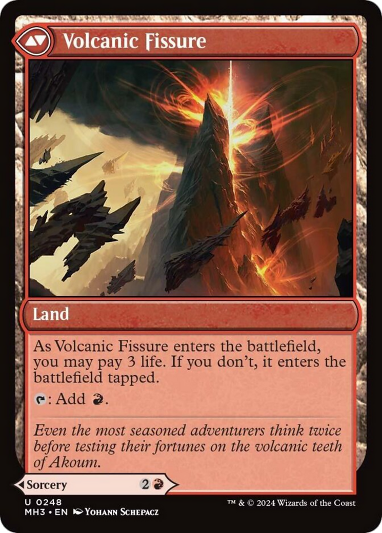 Sundering Eruption // Volcanic Fissure [Modern Horizons 3] | Clutch Gaming