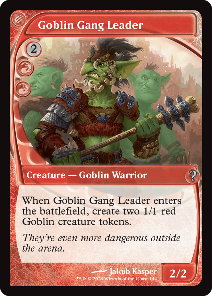 Goblin Gang Leader (Future Sight) [Mystery Booster 2] | Clutch Gaming