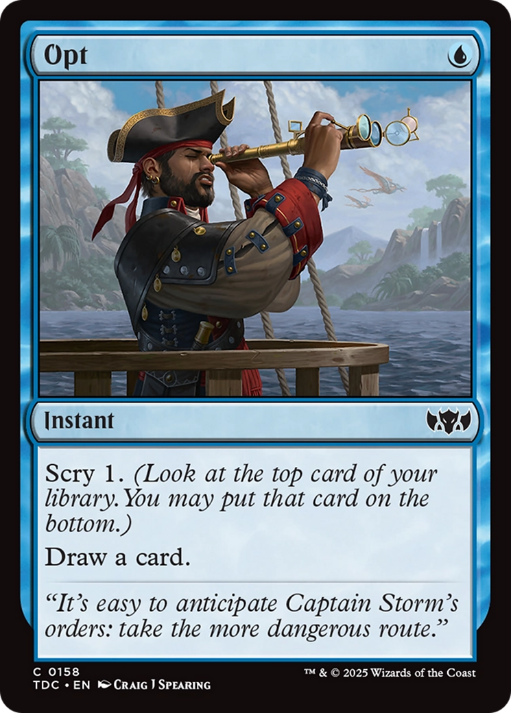 Opt [Tarkir: Dragonstorm Commander] | Clutch Gaming