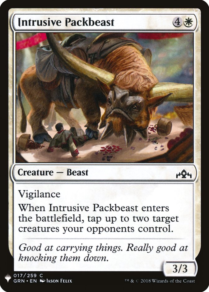 Intrusive Packbeast [Mystery Booster] | Clutch Gaming