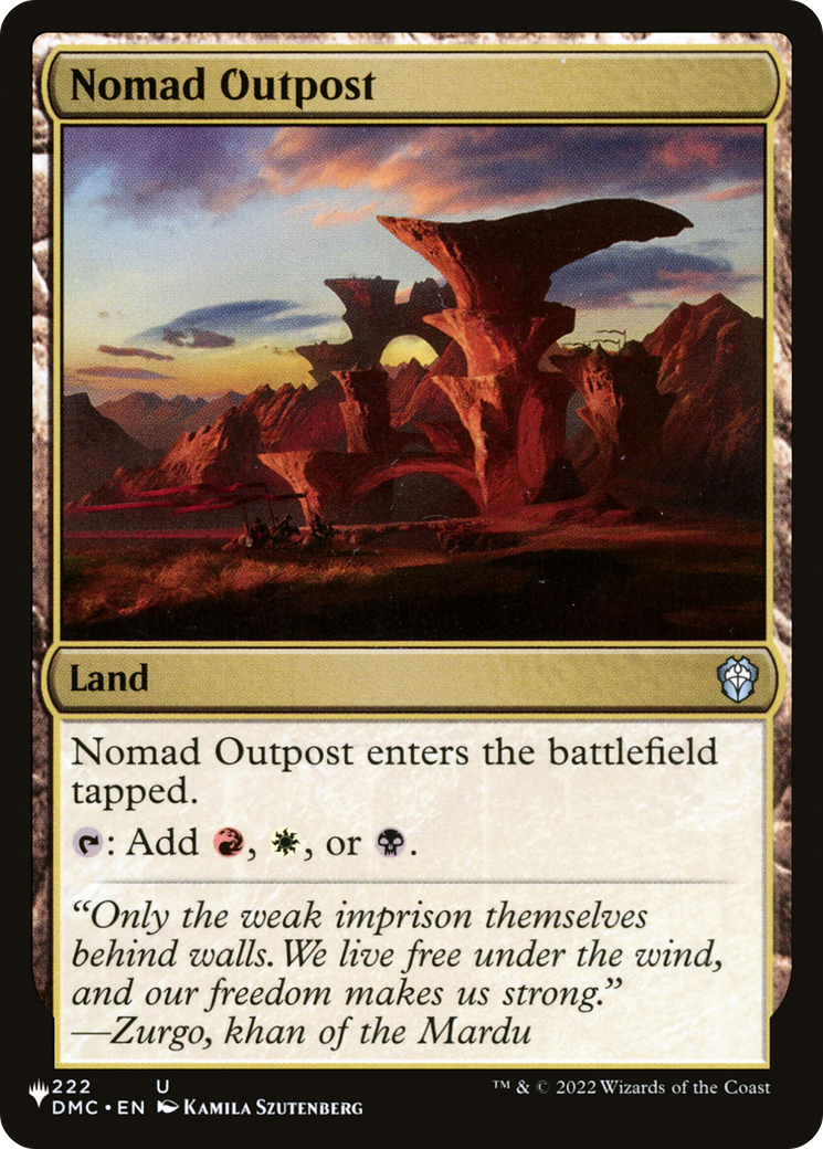 Nomad Outpost [The List Reprints] | Clutch Gaming