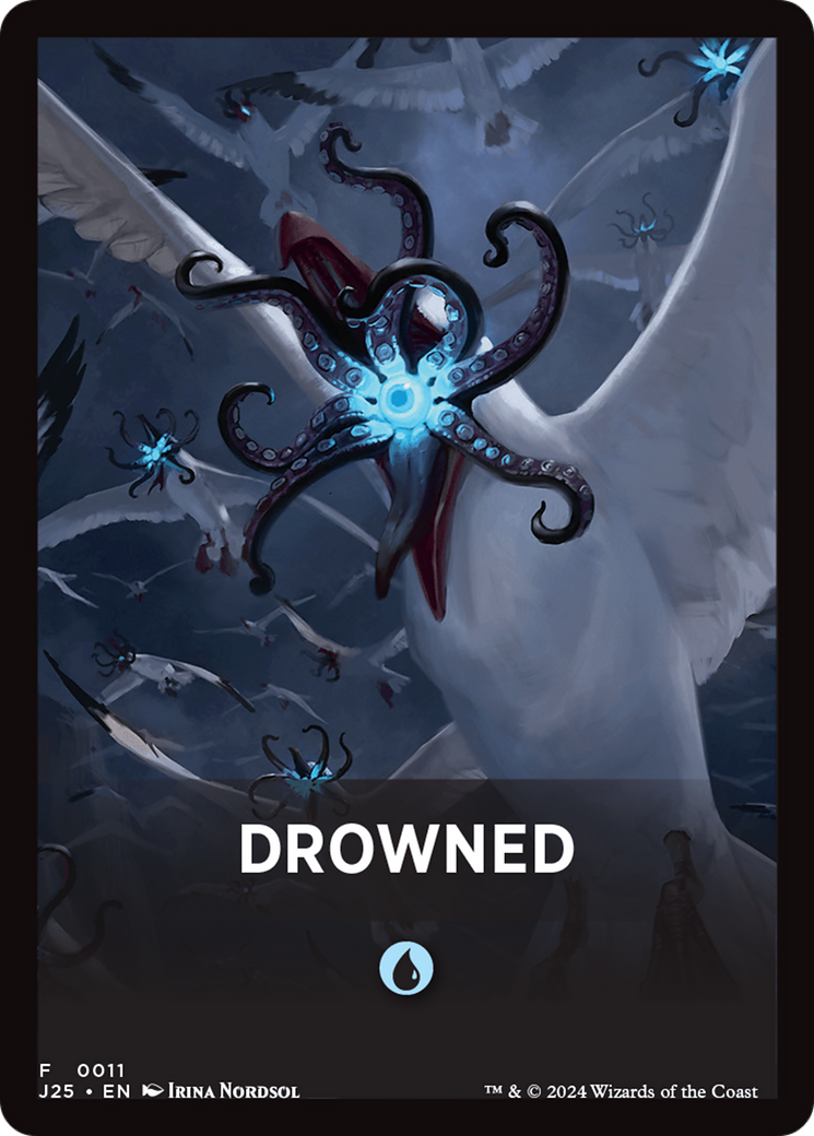 Drowned Theme Card [Foundations Jumpstart Front Cards] | Clutch Gaming