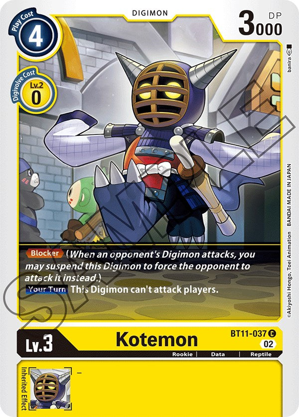 Kotemon [BT11-037] [Dimensional Phase] | Clutch Gaming