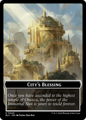 Hamster // City's Blessing Double-Sided Token [Bloomburrow Commander Tokens] | Clutch Gaming