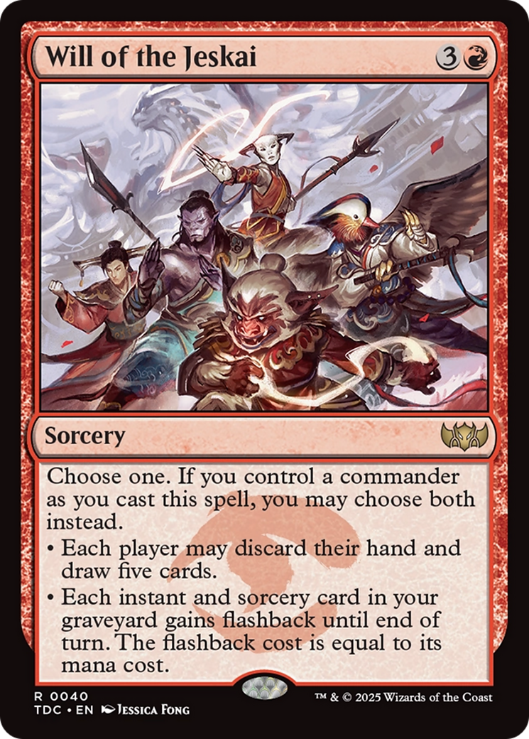 Will of the Jeskai [Tarkir: Dragonstorm Commander] | Clutch Gaming