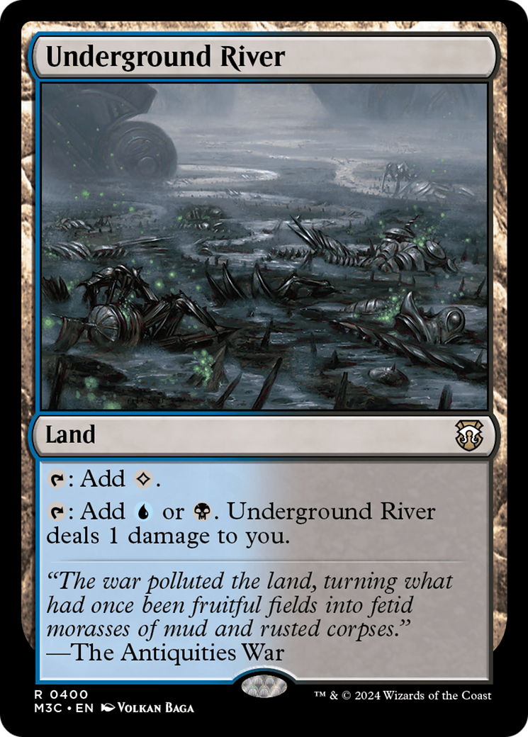 Underground River (Ripple Foil) [Modern Horizons 3 Commander] | Clutch Gaming