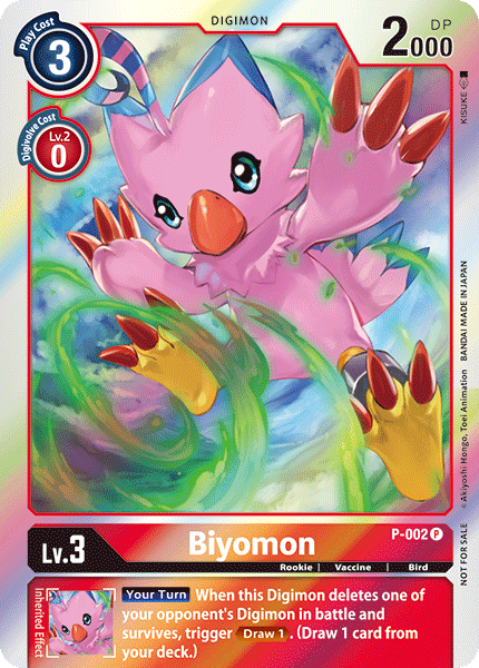 Biyomon [P-002] [Promotional Cards] | Clutch Gaming