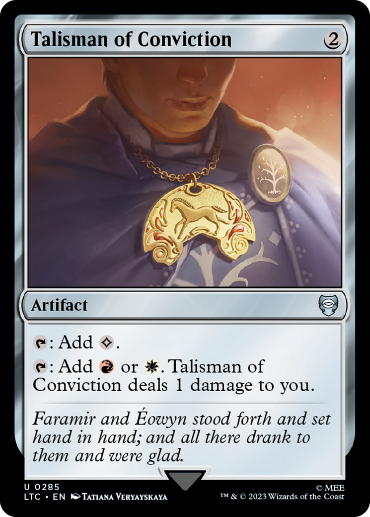 Talisman of Conviction [The Lord of the Rings: Tales of Middle-Earth Commander] | Clutch Gaming