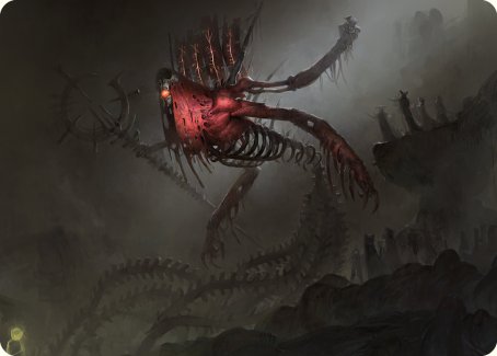 Drivnod, Carnage Dominus Art Card [Phyrexia: All Will Be One Art Series] | Clutch Gaming