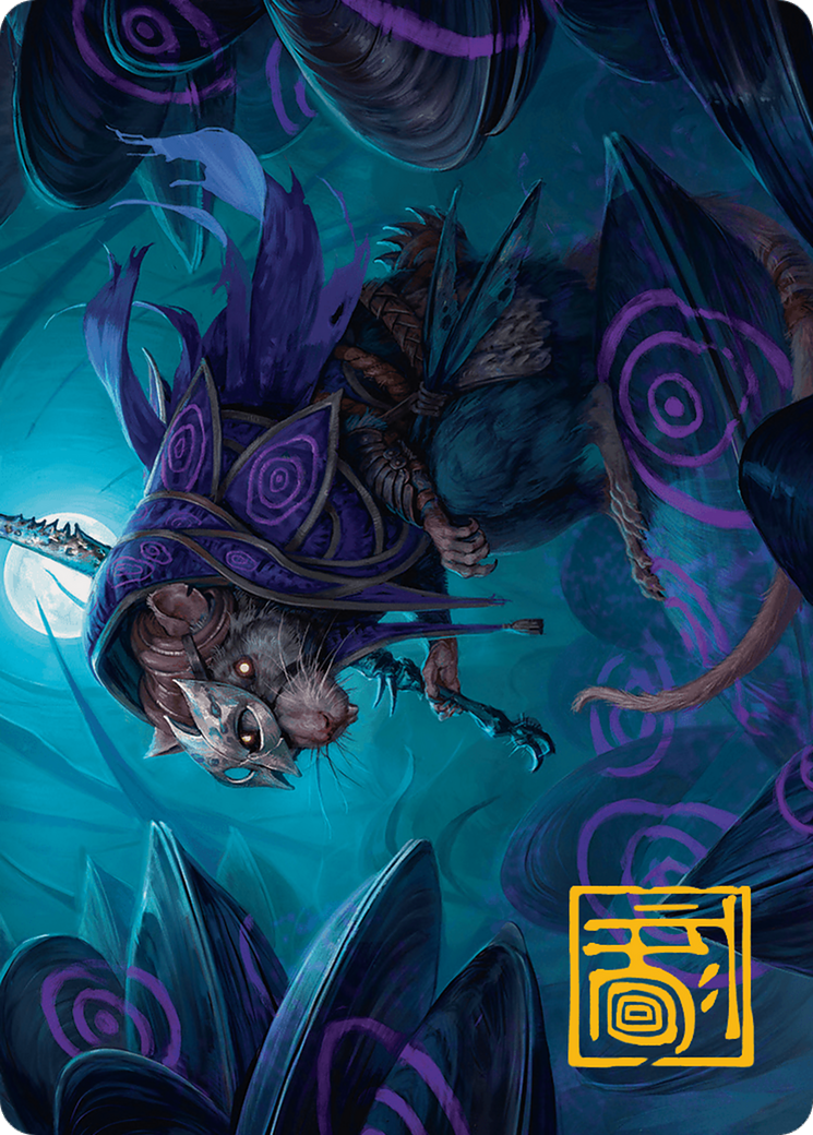 Nightwhorl Hermit Art Card (Gold-Stamped Signature) [Bloomburrow Art Series] | Clutch Gaming