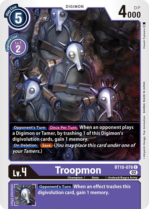 Troopmon [BT10-076] [Xros Encounter] | Clutch Gaming