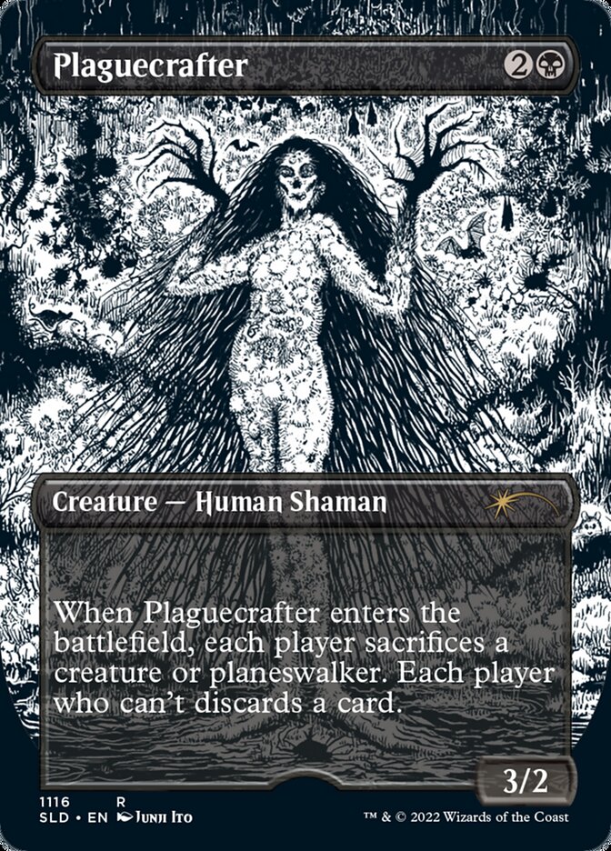 Plaguecrafter (Borderless Etched Foil) [Secret Lair Drop Series] | Clutch Gaming