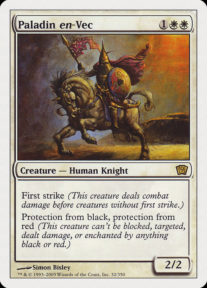Paladin en-Vec (9th Edition) [Oversize Cards] | Clutch Gaming