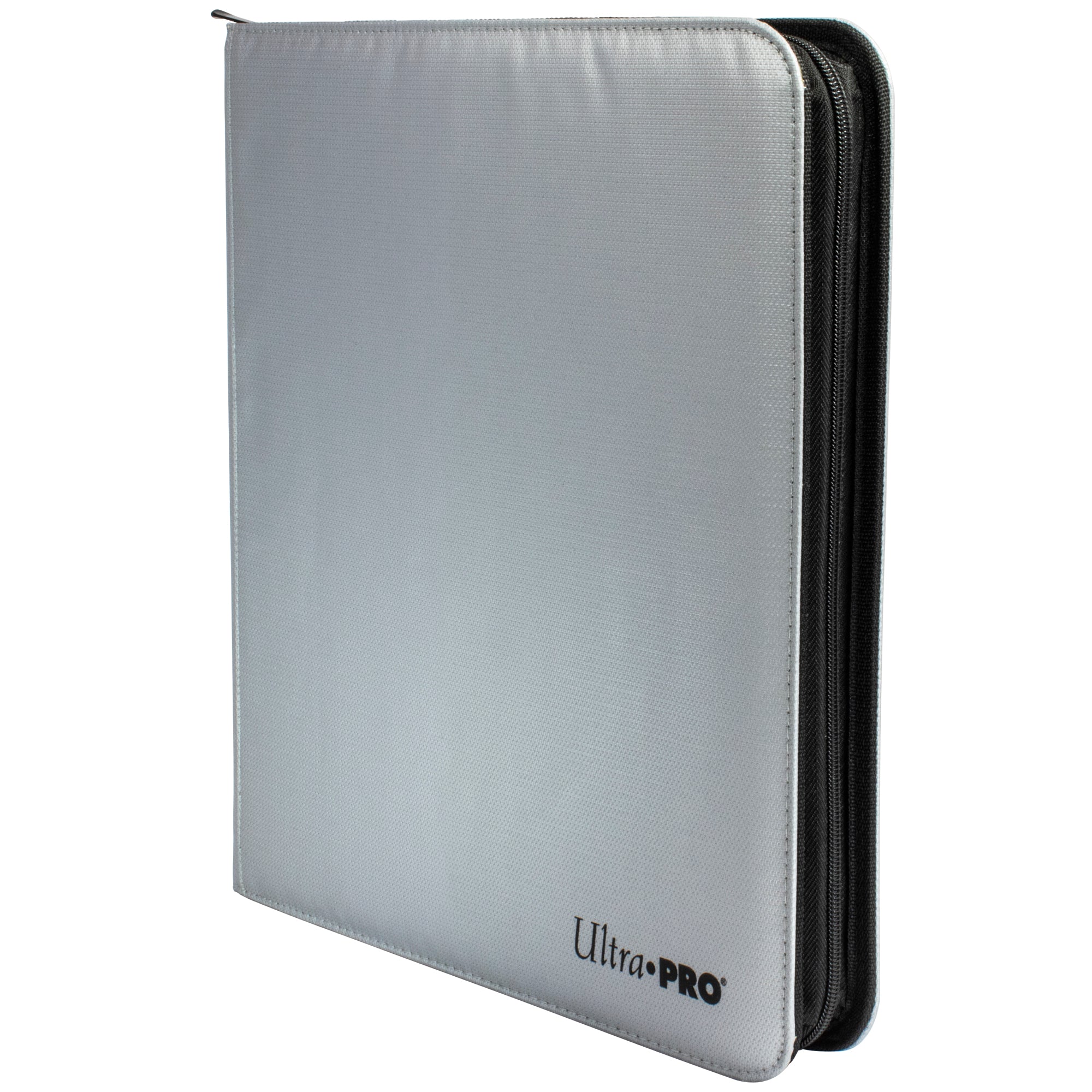 Ultra PRO: 12-Pocket Zippered PRO-Binder (Silver) | Clutch Gaming