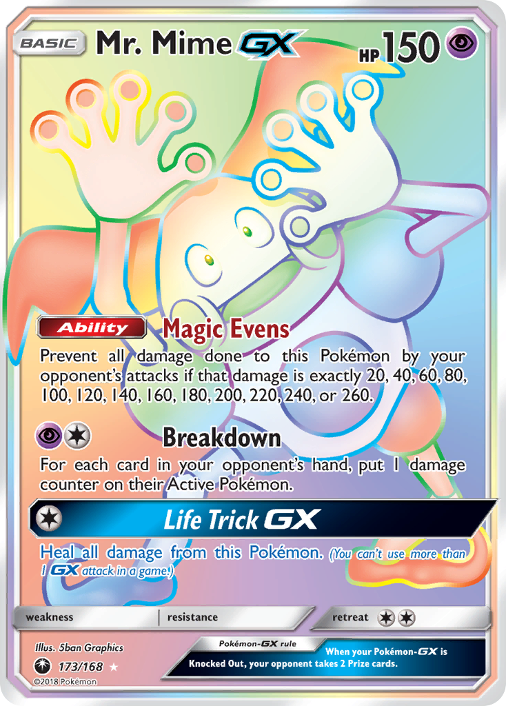 Mr. Mime GX (173/168) [Sun & Moon: Celestial Storm] | Clutch Gaming
