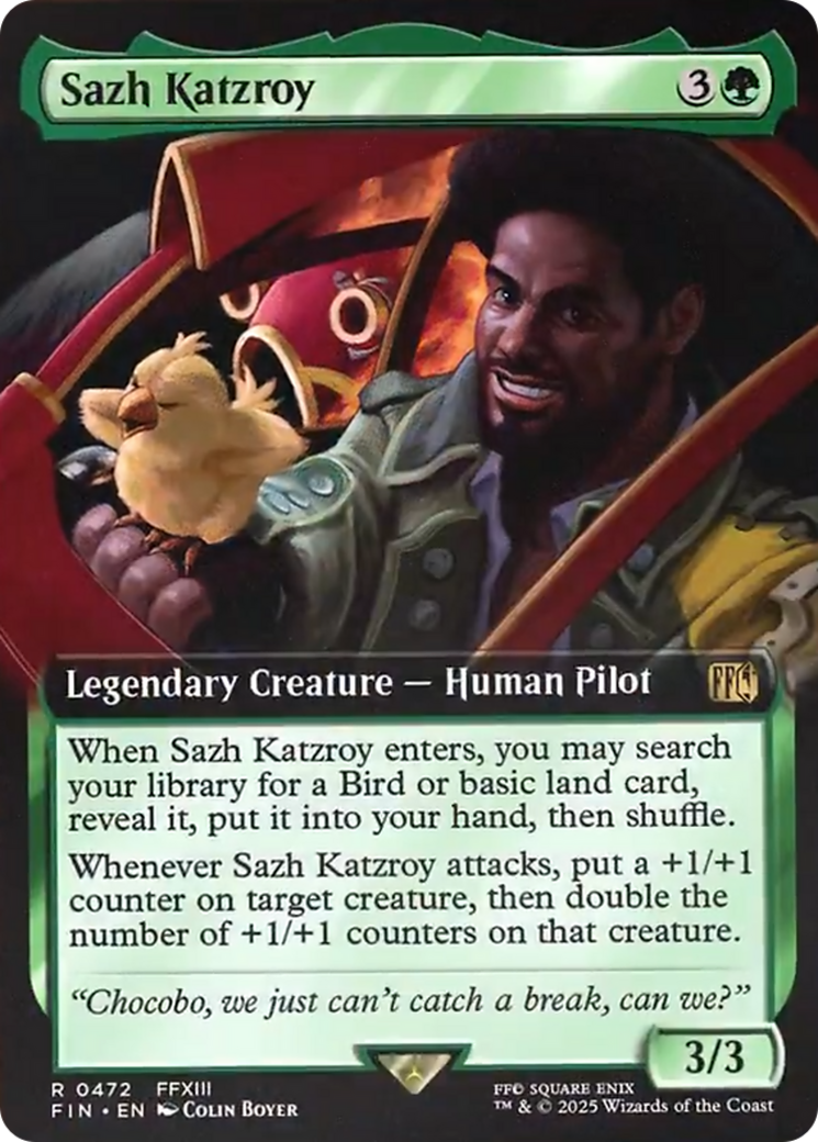 Sazh Katzroy (Extended Art) [FINAL FANTASY] | Clutch Gaming