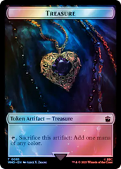 Alien Rhino // Treasure (0061) Double-Sided Token (Surge Foil) [Doctor Who Tokens] | Clutch Gaming