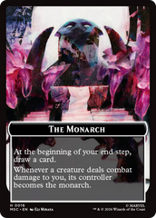 The Monarch (016) // Vibranium (031) Double-Sided Token (Surge Foil) [Marvel Super Heroes Commander Tokens] | Clutch Gaming