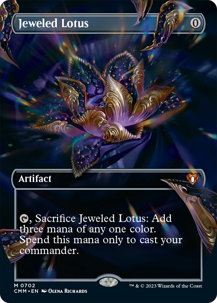 Jeweled Lotus (Borderless Frame Break) [Commander Masters] | Clutch Gaming