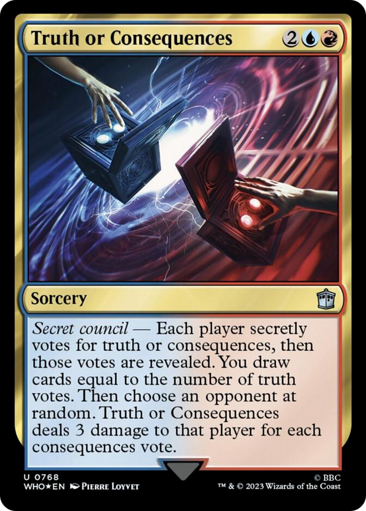 Truth or Consequences (Surge Foil) [Doctor Who] | Clutch Gaming