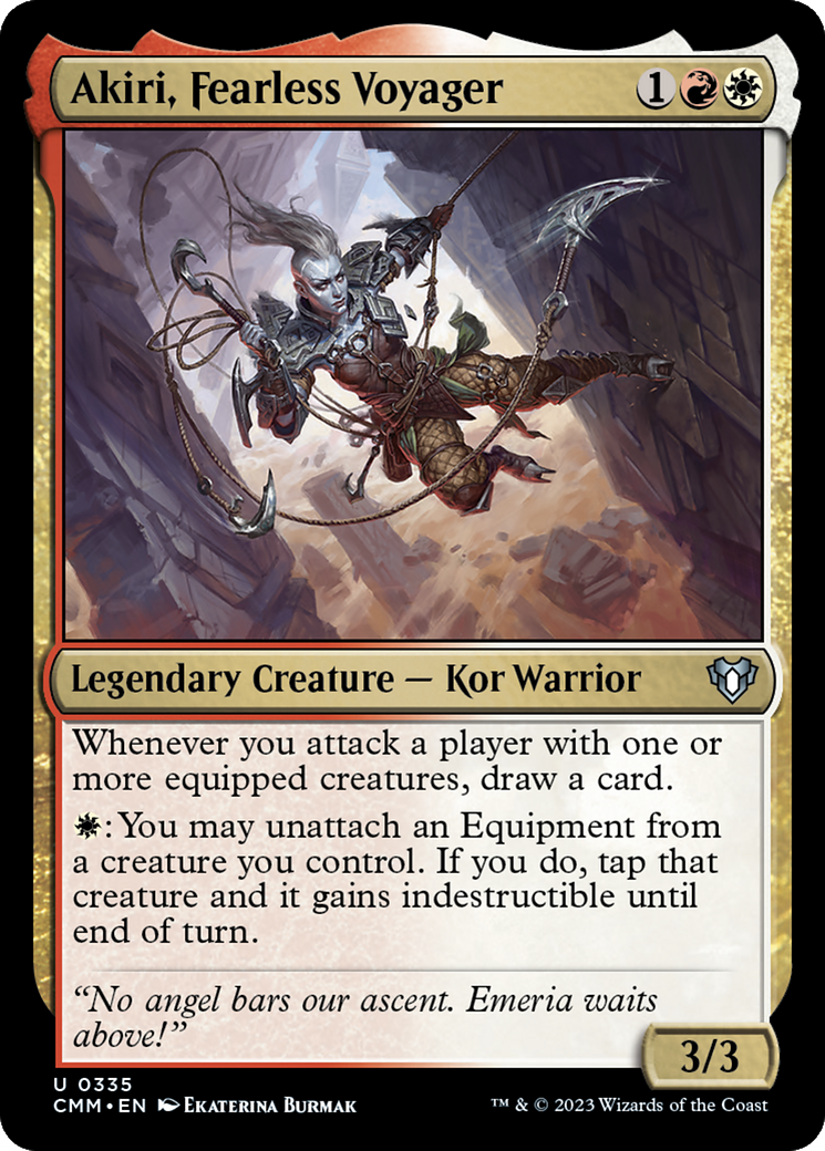 Akiri, Fearless Voyager [Commander Masters] | Clutch Gaming