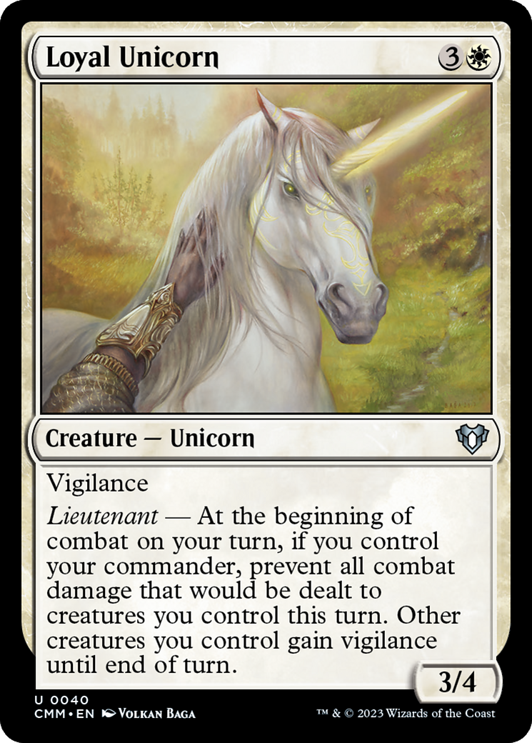 Loyal Unicorn [Commander Masters] | Clutch Gaming