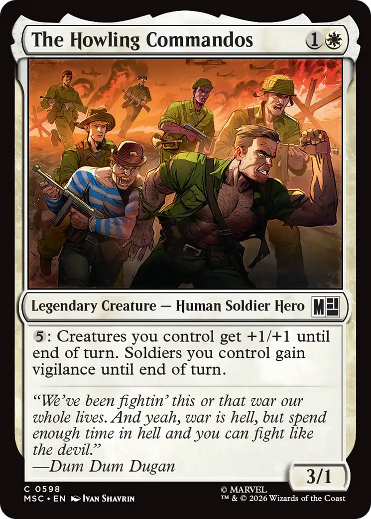 The Howling Commandos [Marvel Super Heroes Commander] | Clutch Gaming