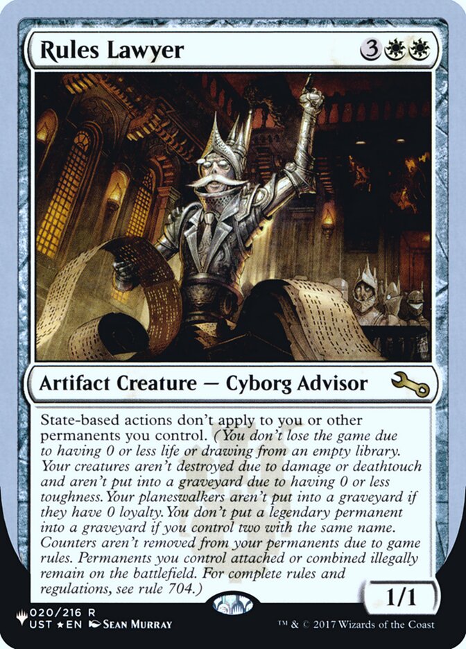 Rules Lawyer (Unfinity Foil Edition) [The List] | Clutch Gaming