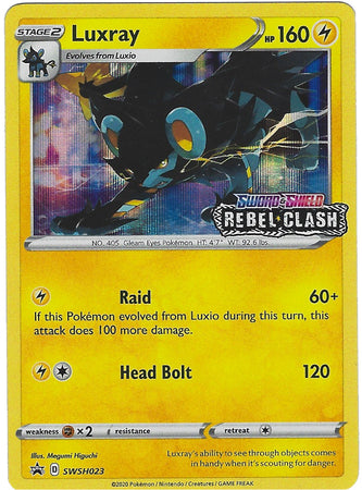 Luxray (SWSH023) (Prerelease Promo) [Sword & Shield: Black Star Promos] | Clutch Gaming