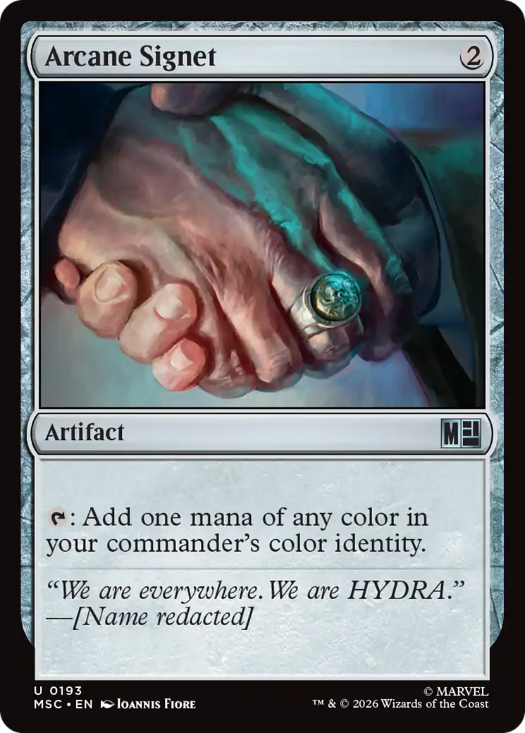 Arcane Signet (0193) [Marvel Super Heroes Commander] | Clutch Gaming