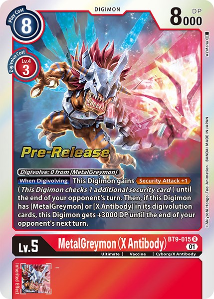 MetalGreymon (X Antibody) [BT9-015] [X Record Pre-Release Promos] | Clutch Gaming