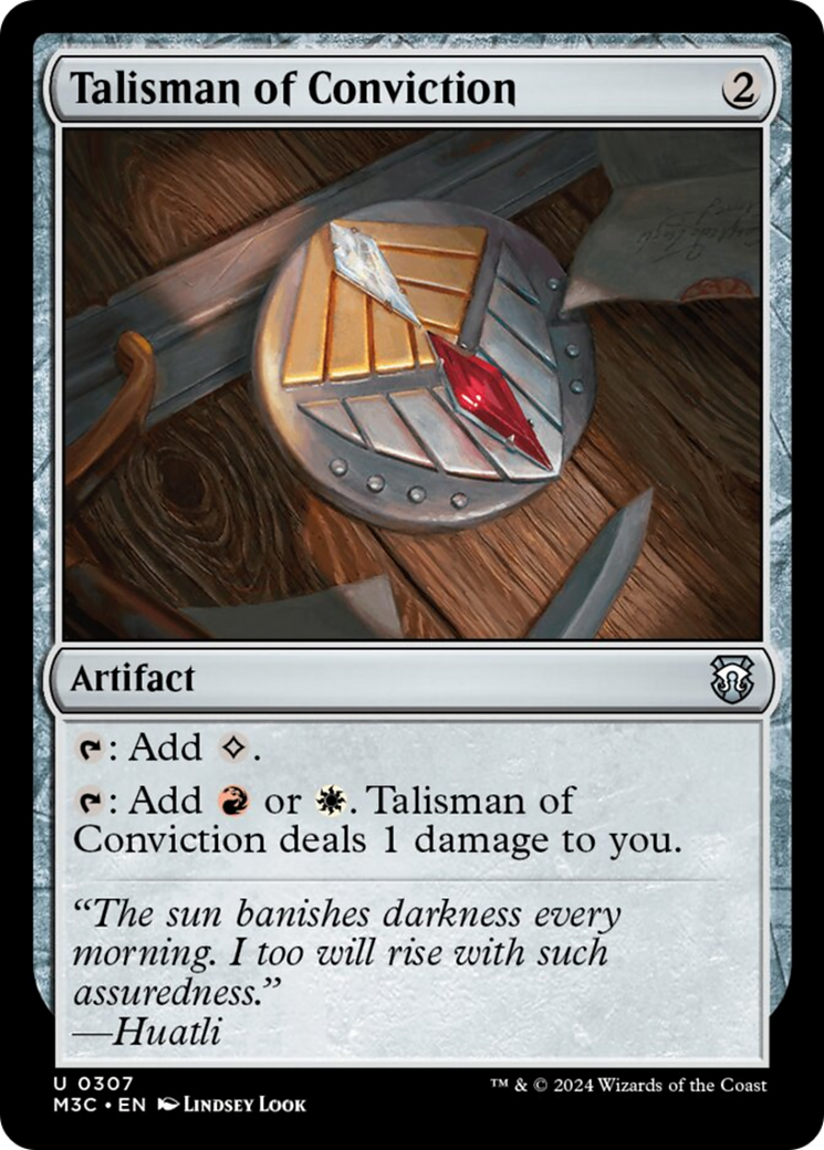 Talisman of Conviction [Modern Horizons 3 Commander] | Clutch Gaming