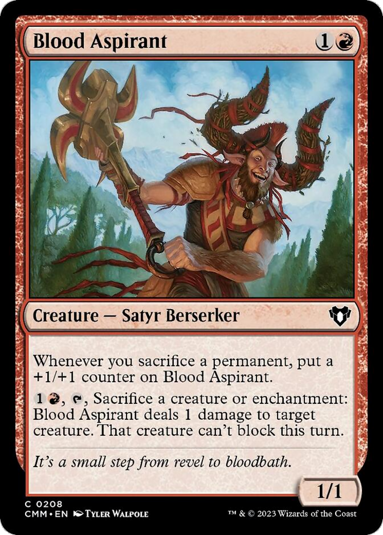 Blood Aspirant [Commander Masters] | Clutch Gaming