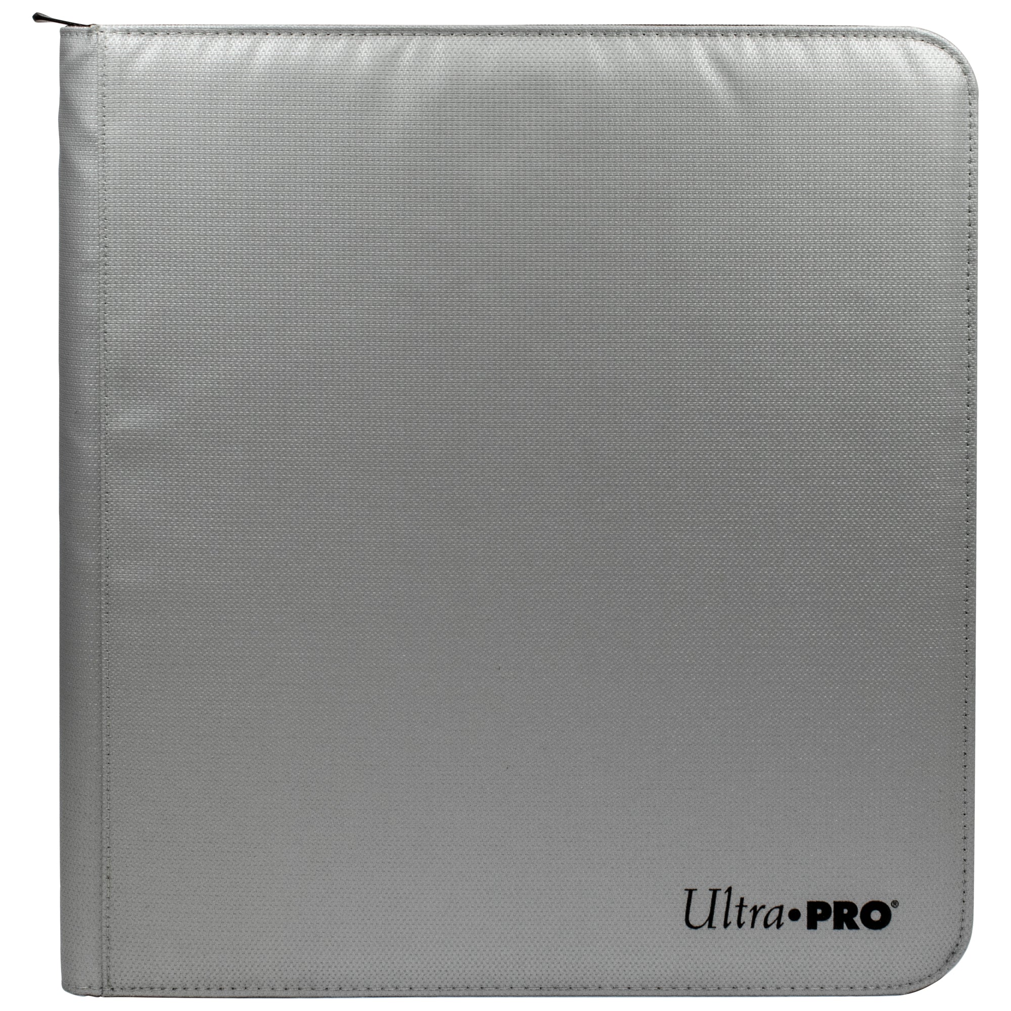 Ultra PRO: 12-Pocket Zippered PRO-Binder (Silver) | Clutch Gaming