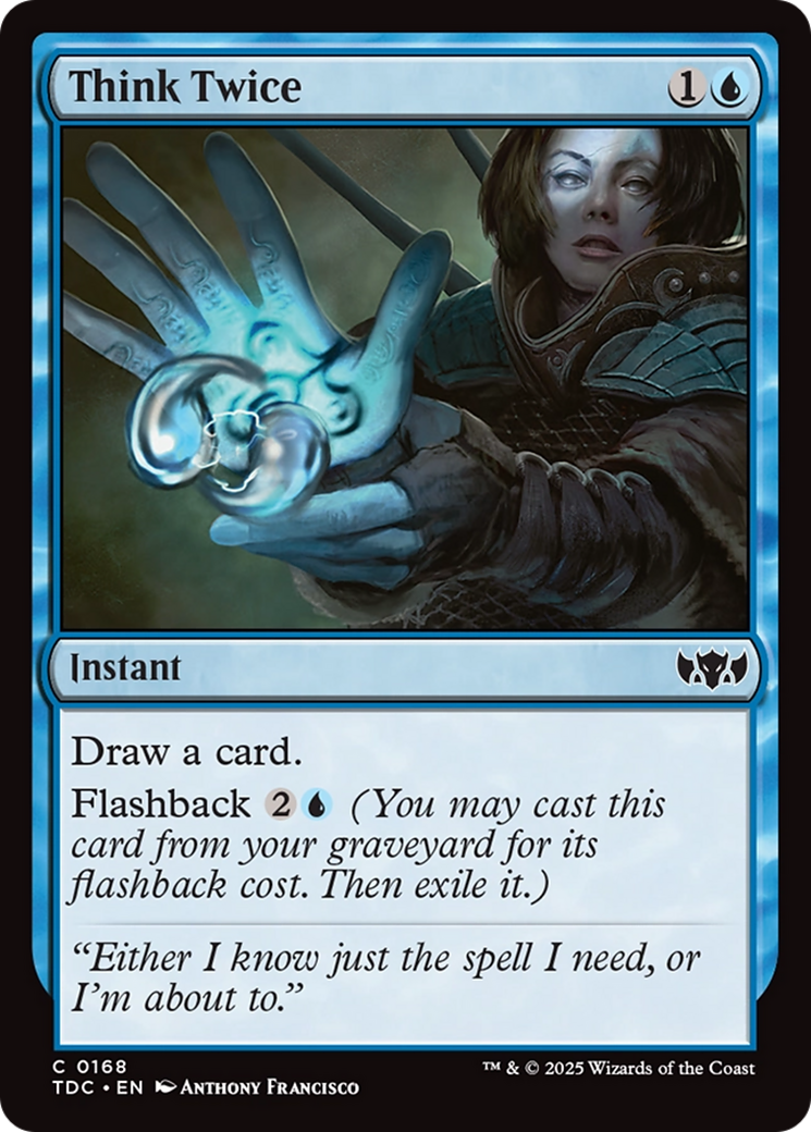 Think Twice [Tarkir: Dragonstorm Commander] | Clutch Gaming