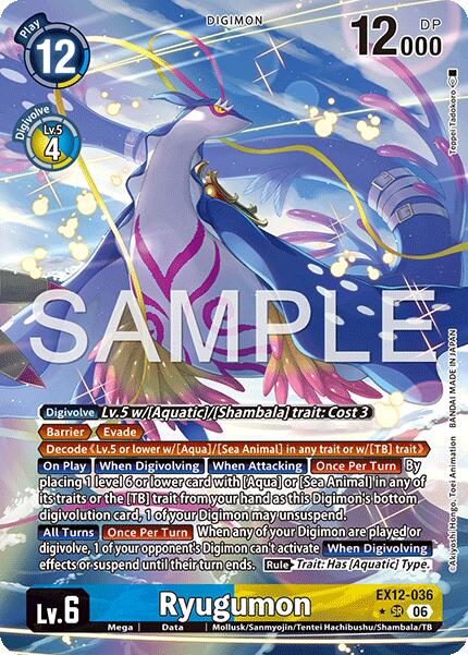 Ryugumon [EX12-036] (Alternate Art) [Digital World Shambala] | Clutch Gaming