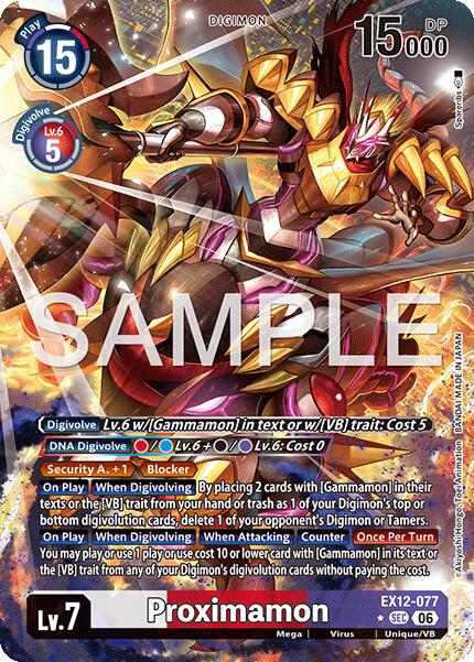 Proximamon [EX12-077] (Alternate Art) [Digital World Shambala] | Clutch Gaming
