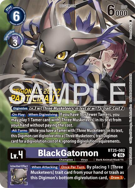 BlackGatomon [BT25-082] (Regionals 26-27 Season 2 Participant) [Dual Revolution] | Clutch Gaming