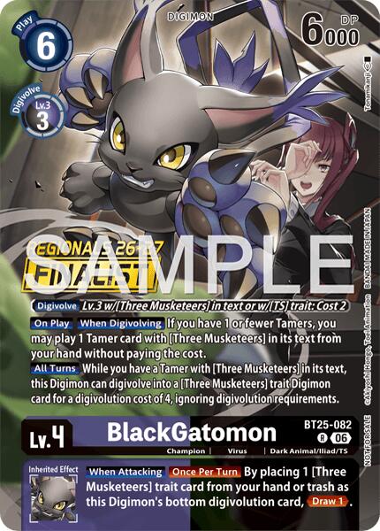 BlackGatomon [BT25-082] (Regionals 26-27 Season 2 Finalist) [Dual Revolution] | Clutch Gaming