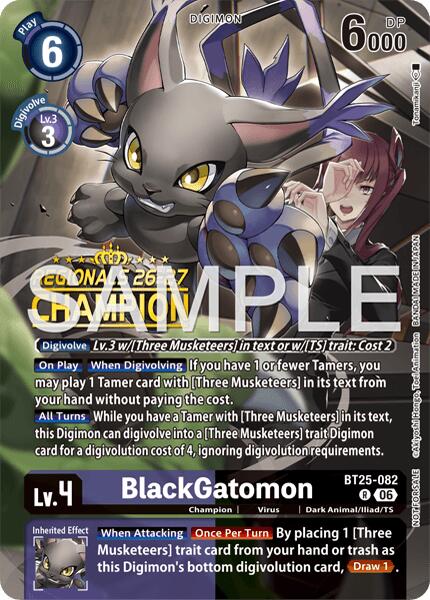 BlackGatomon [BT25-082] (Regionals 26-27 Season 2 Champion) [Dual Revolution] | Clutch Gaming
