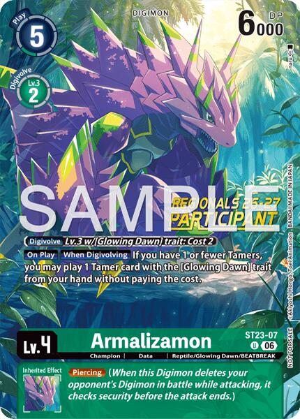 Armalizamon [ST23-07] (Regionals 26-27 Season 2 Participant) [Starter Deck: Beatbreak] | Clutch Gaming