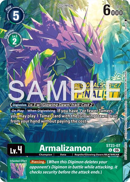Armalizamon [ST23-07] (Regionals 26-27 Season 2 Finalist) [Starter Deck: Beatbreak] | Clutch Gaming