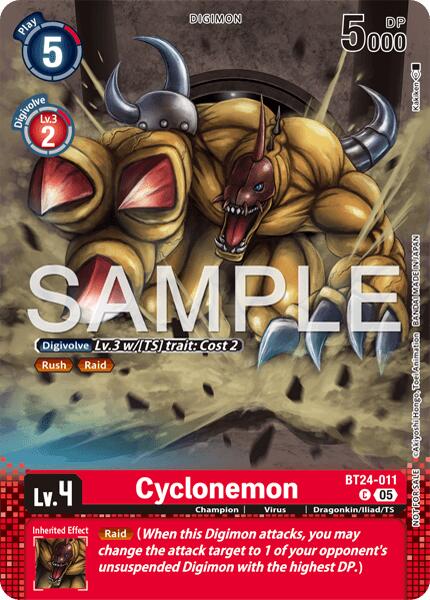 Cyclonemon [BT24-011] (Event Pack 10) [Time Stranger] | Clutch Gaming