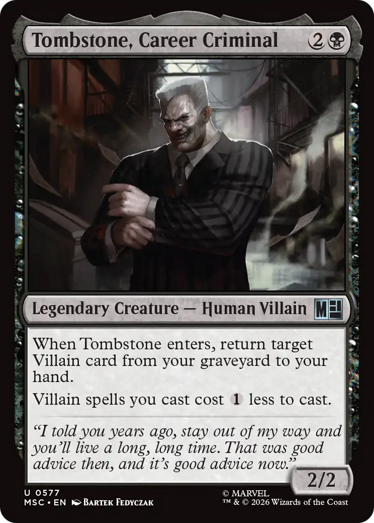 Tombstone, Career Criminal [Marvel Super Heroes Commander] | Clutch Gaming