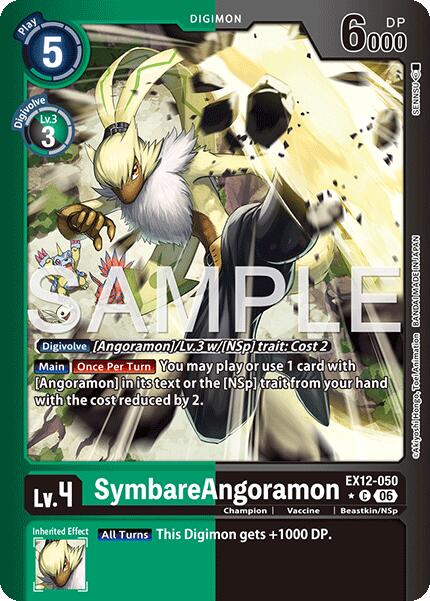 SymbareAngoramon [EX12-050] (Limited Foil) [Digital World Shambala] | Clutch Gaming