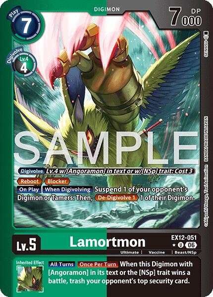 Lamortmon [EX12-051] (Limited Foil) [Digital World Shambala] | Clutch Gaming
