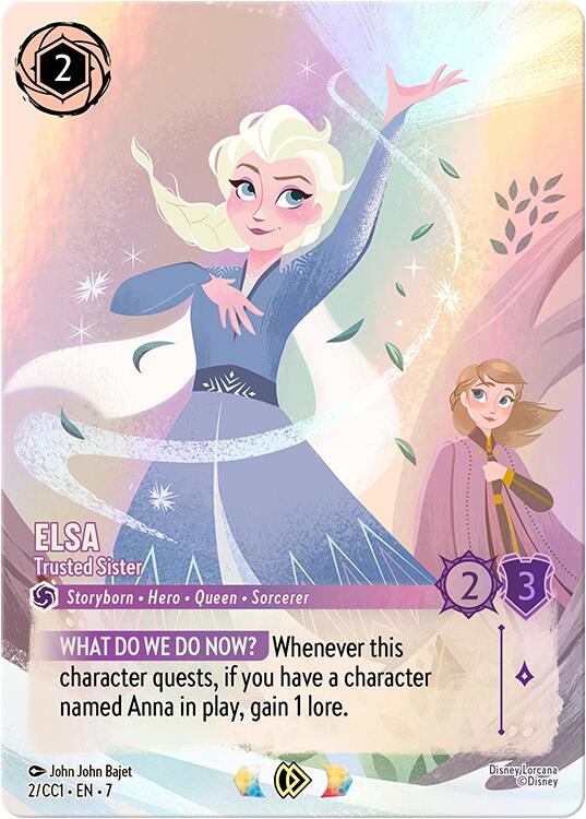 Elsa - Trusted Sister (2) [Promo Cards] | Clutch Gaming